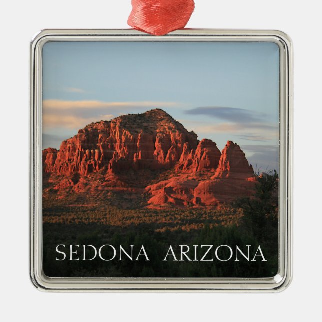 Sedona Sunset Metal Tree Decoration (Front)