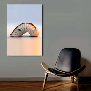 Seductive Seashell Coastal Bathroom Wall Decor