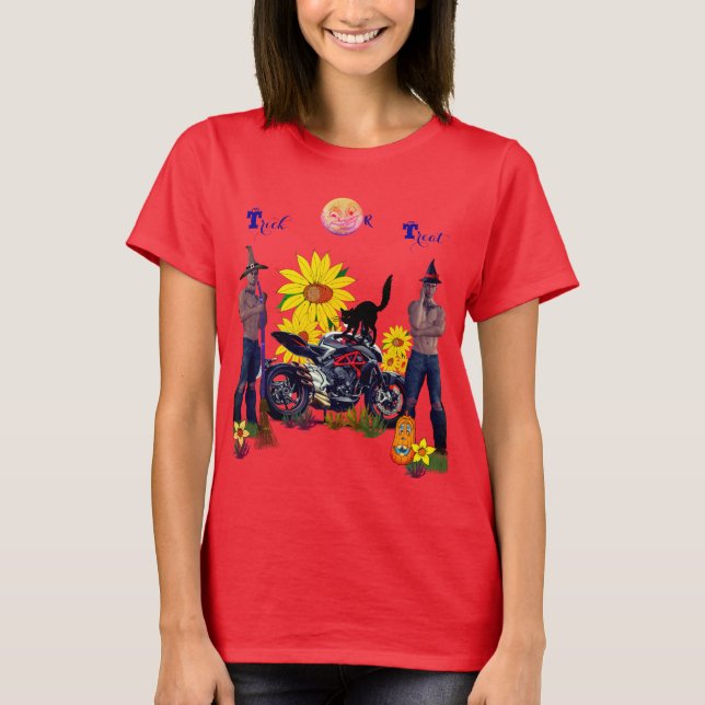 Seductive Warlocks Red T-Shirt (Front)