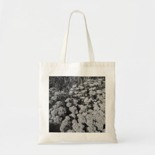 Sedum Autumn Joy (B&W) Tote Bag