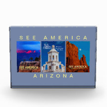"See America" Arizona Three Poster Photo Block