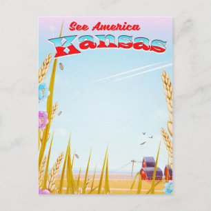 See America! - Kansas Postcard