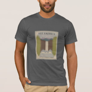 See America National Parks Travel Poster T-Shirt