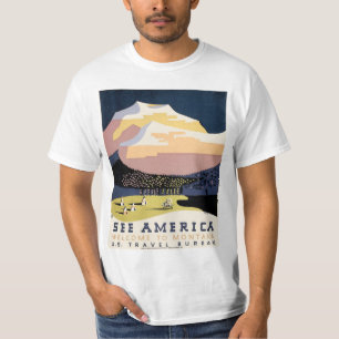 See America ~ Welcome to Montana T-Shirt
