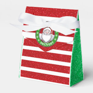 SEE BACK - Santa Delivery Favour Box