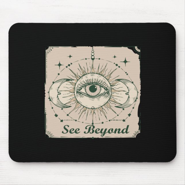 See Beyond Sticker  Mouse Pad (Front)