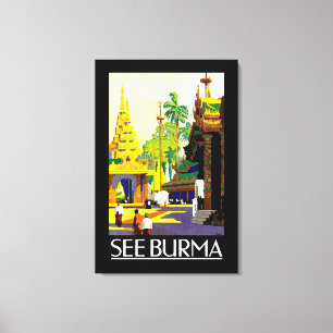 See Burma Canvas Print