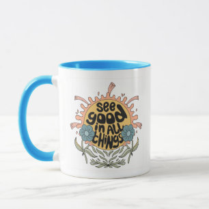 See Good in all Things Hippie Graphic Mug