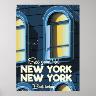 See Good Old New york travel poster
