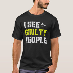 See Guilty People Correctional Officer T-Shirt
