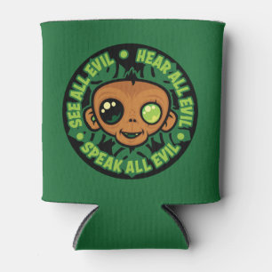 See, Hear and Speak All Evil Monkey Can Cooler