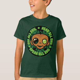 See, Hear and Speak All Evil Monkey T-Shirt
