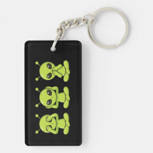 See, Hear, Speak No Evil Key Ring