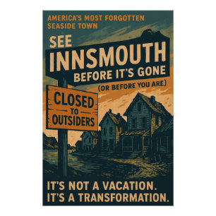 See Innsmouth Before It’s Gone – A Seaside Town Poster