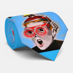 see into the future print tie
