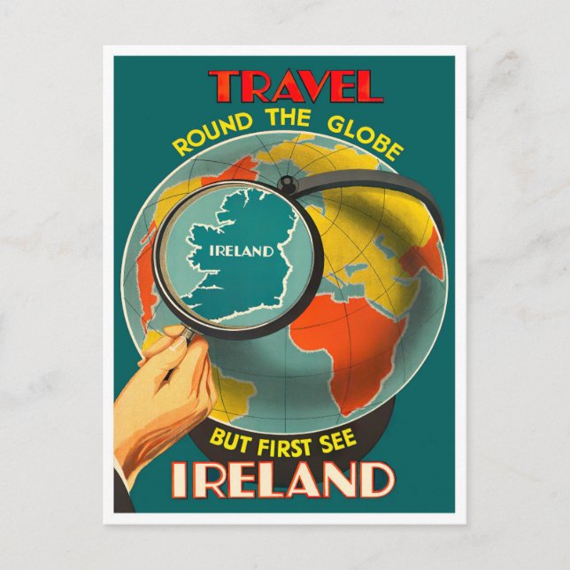See Ireland first vintage travel Postcard (Front)