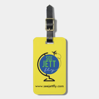 See Jett Fly - Luggage and Bag Tag (Yellow)