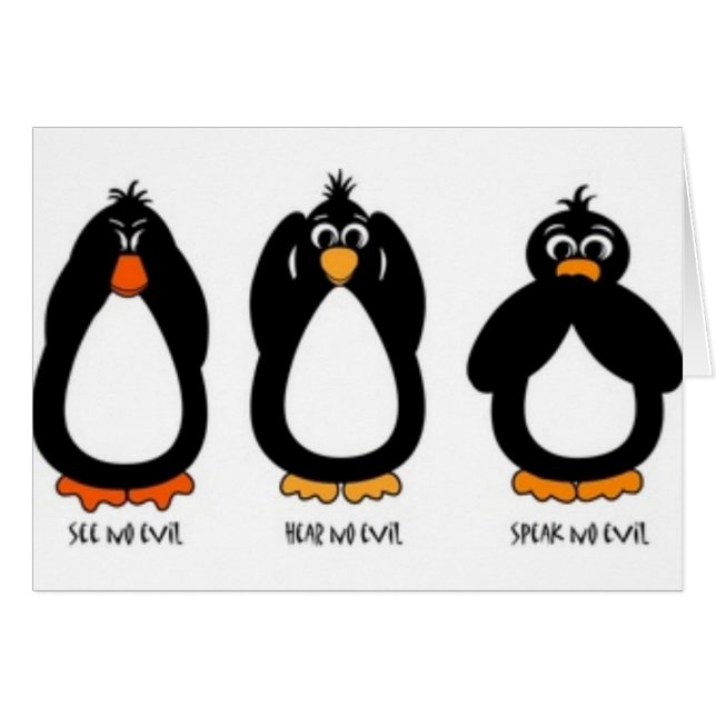 See No Evil, Hear No Evil, Speak No Evil (Front Horizontal)