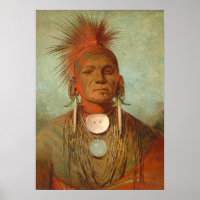 See-non-ty-a, an Iowa Medicine Man, 1844