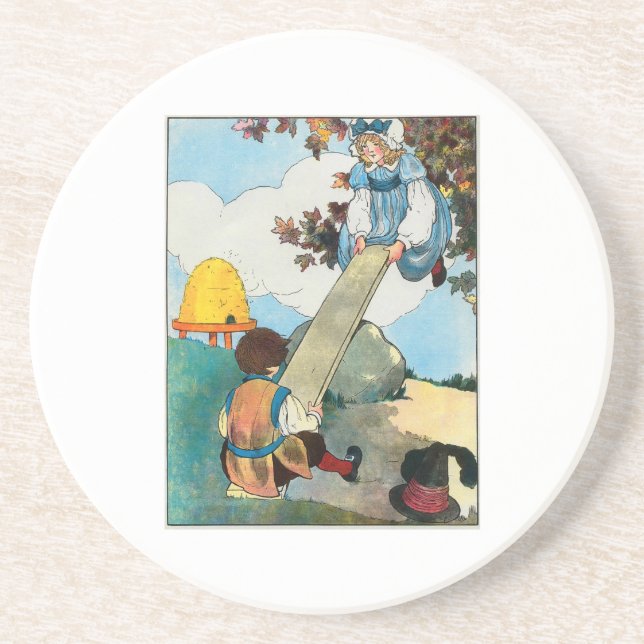 See-saw, Margery Daw, Coaster (Front)