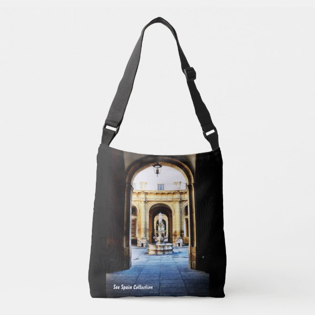 See Spain Collection Cross Body Tote (Front)