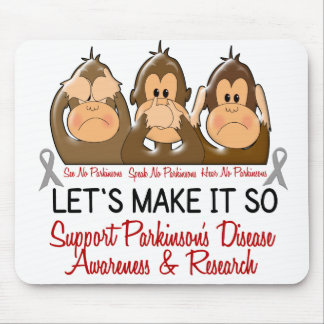 See Speak Hear No Parkinsons Disease 2 Mouse Pad