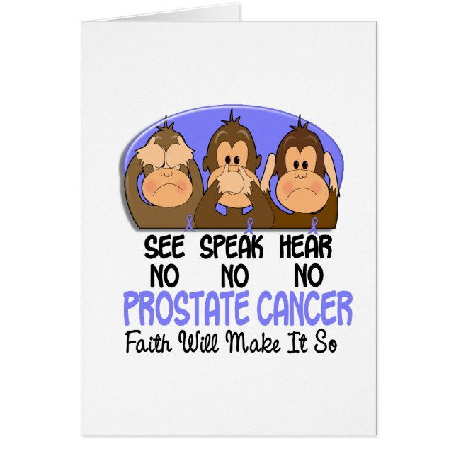 See Speak Hear No Prostate Cancer 1 (Front)
