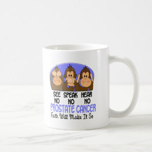See Speak Hear No Prostate Cancer 1 Coffee Mug