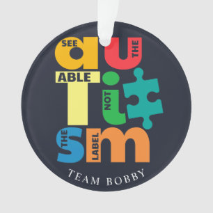 See The Able Autism Awareness Campaign Christmas Ornament