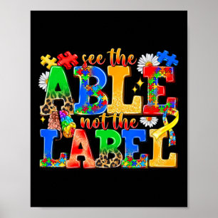 See The Able Not The Label Autism Awareness Day 20 Poster
