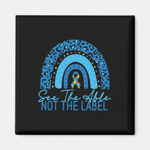 See The Able Not The Label Autism Awareness Puzzle Magnet