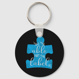 See The Able Not The Label Support Autistic Kids A Key Ring