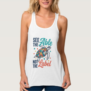 See the Able Turtle Puzzle Awareness Shirt Design_