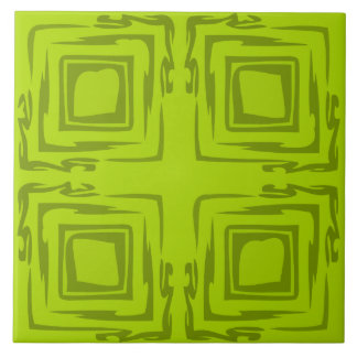 See The Forest Abstract Art Decorative Lime Tile