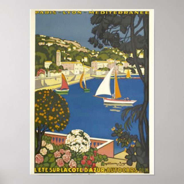 See the French Riviera Poster (Front)