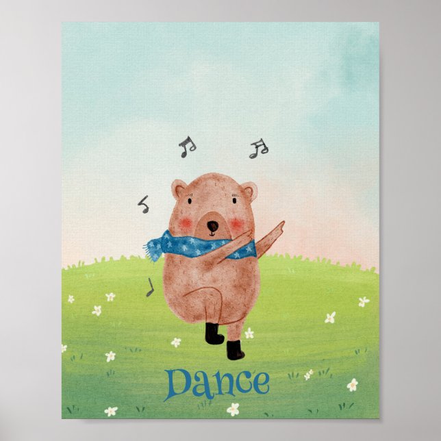 See the music, hear the dance poster (Front)