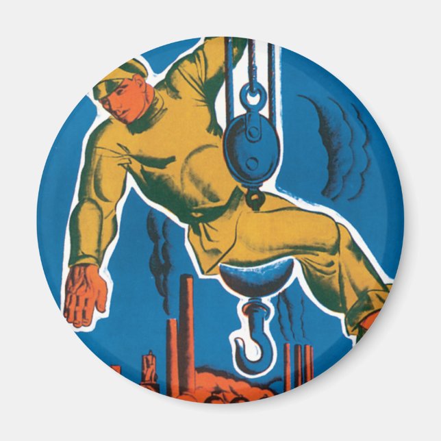 See the Soviet Union in the Making Magnet (Front)