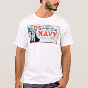 See the World, US Navy (US02162) T-Shirt