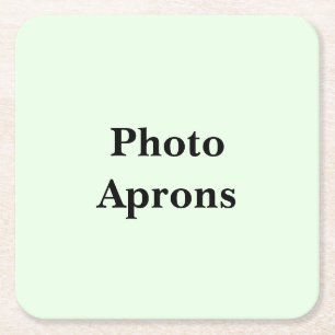 See These Photo Aprons - 3 Sizes. Square Paper Coaster