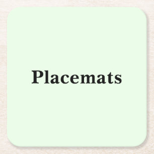 See These Photo Placemats Square Paper Coaster