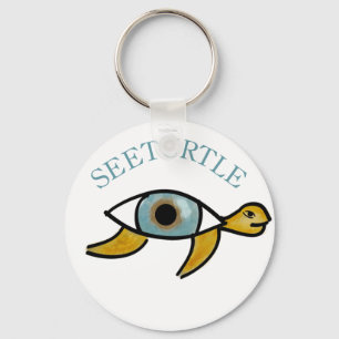 See Turtle Key Chain