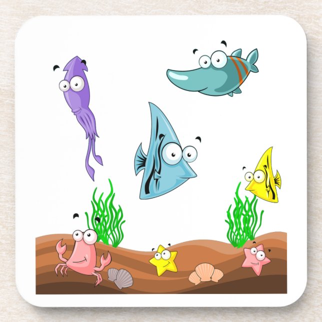 SEE WHAT'S UNDER SEA COASTER (Front)