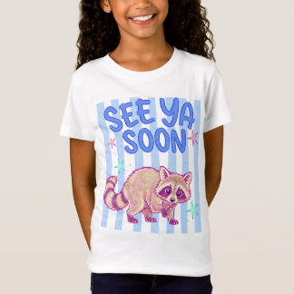 See Ya Soon Funny Retro Racoon T-Shirt