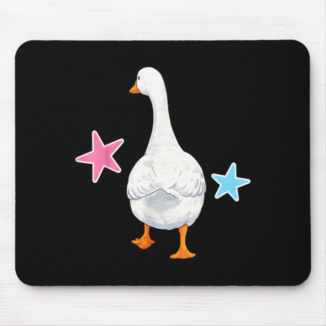 See Ya Soon Goose Funny Goose Saying Quote Mouse Pad (Front)