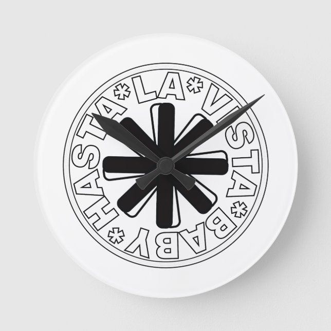 See you, baby! round clock (Front)