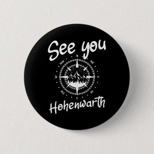 See You Hiking Hohenwarth Germany Vacation Ski Com 6 Cm Round Badge
