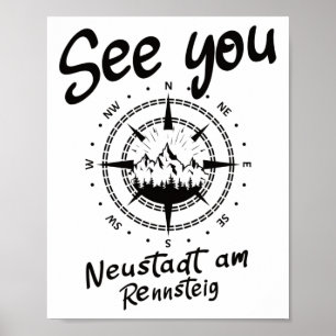 See You Hiking Neustadt Am Rennsteig Vacation Ski  Poster