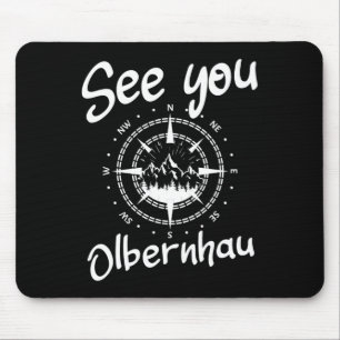 See You Hiking Olbernhau Germany Vacation Ski Comp Mouse Pad