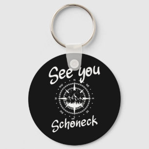 See You Hiking Schöneck Germany Vacation Ski Comp  Key Ring