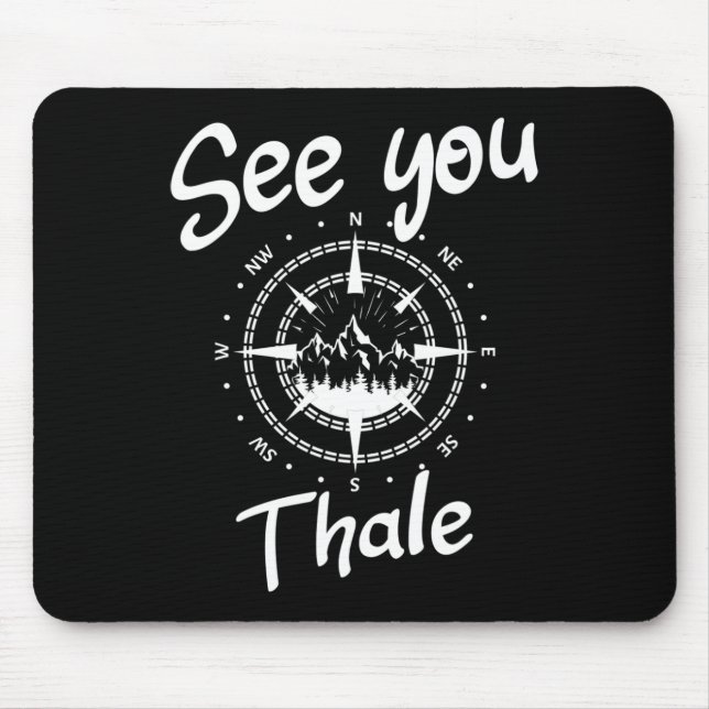 See You Hiking Thale Germany Vacation Ski Comp  Mouse Pad (Front)